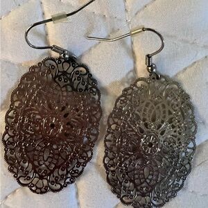 S.Oliver Silver Oval Size Earrings